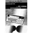 SHARP PC1500A Owners Manual
