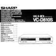 SHARP VC-D810S Owners Manual