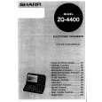 SHARP ZQ-4400 Owners Manual
