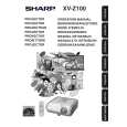 SHARP XV-Z100 Owners Manual