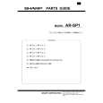 SHARP AR-SP1 Parts Catalog