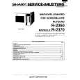 SHARP R-2370 Service Manual