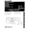 SHARP CDC1H Owners Manual