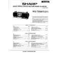 SHARP WQT360HT Service Manual