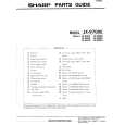 SHARP JX-96RS Parts Catalog
