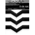SHARP CE125 Owners Manual