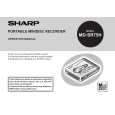 SHARP MDSR75H Owners Manual