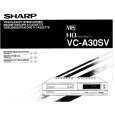 SHARP VC-A30SV Owners Manual