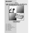SHARP UX41 Owners Manual