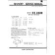 SHARP CE-103M Service Manual