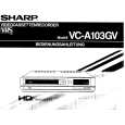 SHARP VC-A103GV Owners Manual