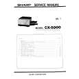 SHARP CX-5000 Service Manual