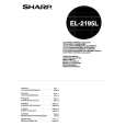 SHARP EL2195L Owners Manual