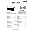 SHARP QTF40H/E Service Manual