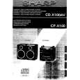 SHARP CDX100AV Owners Manual