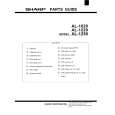 SHARP AL-1220 Parts Catalog