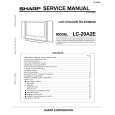 SHARP LC-20A2E Parts Catalog