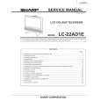 SHARP LC-22AD1E Service Manual