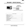 SHARP R-2285 Service Manual