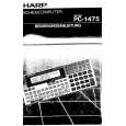 SHARP PC1475 Owners Manual