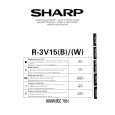 SHARP R3V15 Owners Manual