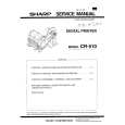 SHARP CR510 Service Manual