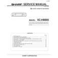 SHARP VC-H800X Service Manual