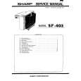 SHARP SF-403 Service Manual