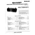 SHARP WQT360H Service Manual