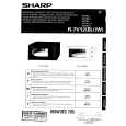 SHARP R7V12 Owners Manual