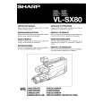SHARP VL-SX80 Owners Manual