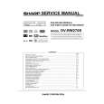 SHARP DVRW270S Service Manual