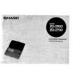 SHARP ZQ2700 Owners Manual
