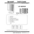 SHARP LL-T1520-P Parts Catalog