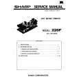 SHARP 220F Service Manual