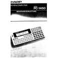 SHARP PC1450 Owners Manual