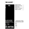 SHARP VC-M73S Owners Manual