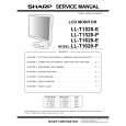 SHARP LL-T1620-P Service Manual