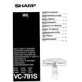 SHARP VC-781S Owners Manual