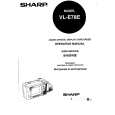 SHARP VL-E78E Owners Manual