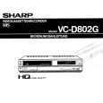 SHARP VC-D802G Owners Manual