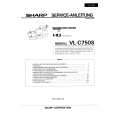 SHARP VLC750S Service Manual