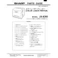 SHARP JX-8200 Parts Catalog
