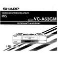 SHARP VC-A63GM Owners Manual