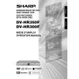 SHARP DVHR300F Owners Manual
