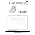 SHARP ER-A770 Service Manual