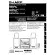 SHARP CDC611H Owners Manual