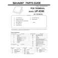 SHARP UP-X500 Parts Catalog