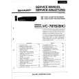 SHARP VC781S/BK Service Manual