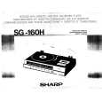 SHARP SG160H Owners Manual
